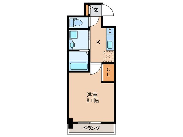 クレアグレイス新森古市の物件間取画像